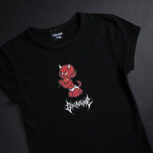 Civil Regime Devil baby Crop Tee XL